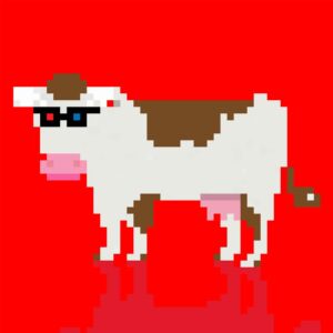NFT anaglyph cow