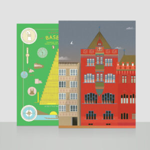 Design postcards Basel