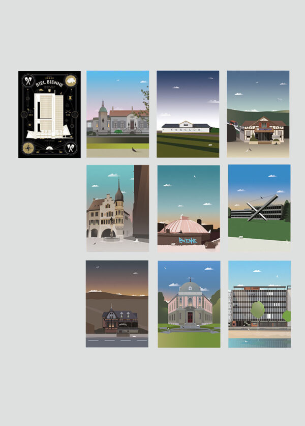 Biel Bienne Postcard Set Vol.2