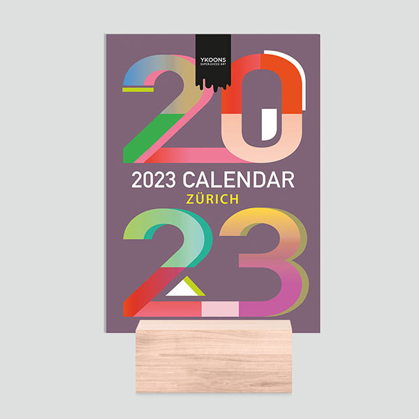 Zürich 2023 Calendar |Shop Swiss Gifts|Ykoons Digital Art + NFTs