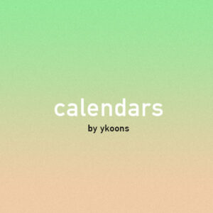 Calendars Ykoons