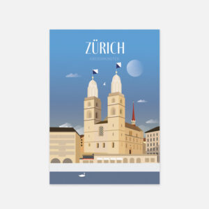 Poster Grossmünster Zürich