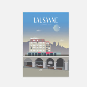 Poster Grand Pont Lausanne
