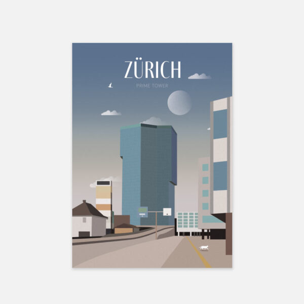 Poster Prime Tower ZüriWest Zürich