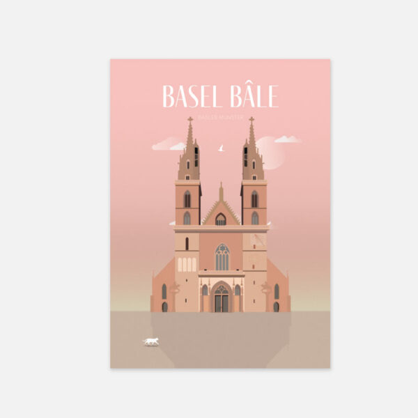 Basler Münster Basel Poster