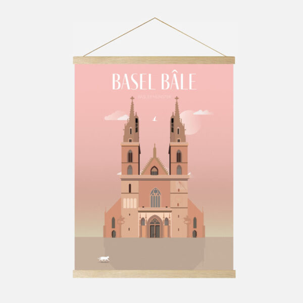 Basler Münster Basel Poster