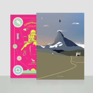 Swiss Mountains Postcards