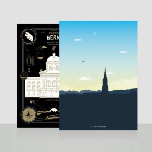 Bern by Night Postcard Set