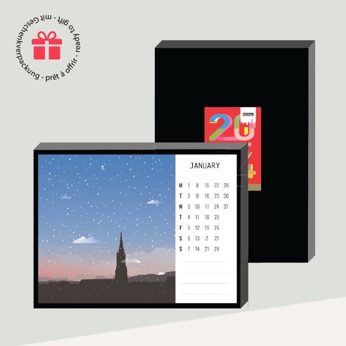 Kalender 2024 Bern Art & Design Objects Ykoons Art + NFTs