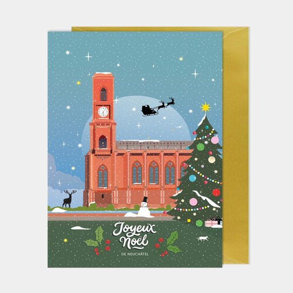Neuchâtel Christmas City Gift Set - Art Edition Neuchâtel Christmas cards