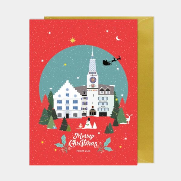 Zug Christmas City Gift Set - Art Edition Zug Christmas cards