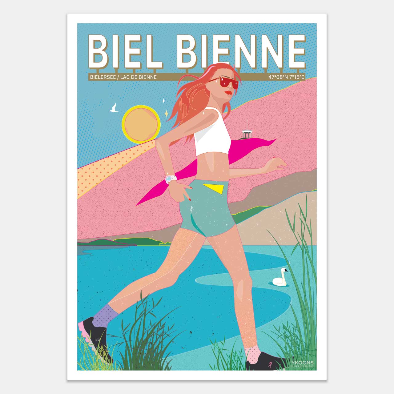 Bielersee 80s Poster