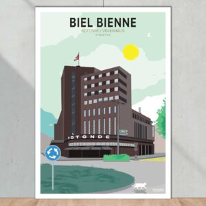 Plakate Poster Affiche Volkshaus Biel Bienne