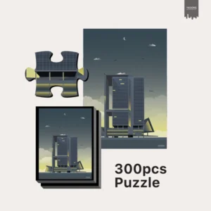 Wooden Puzzle Biel Bienne Kongresshaus