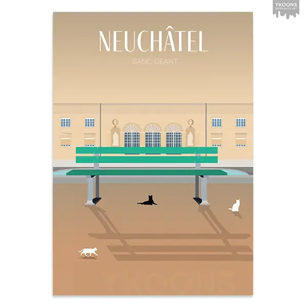 Banc Géant in Neuchâtel