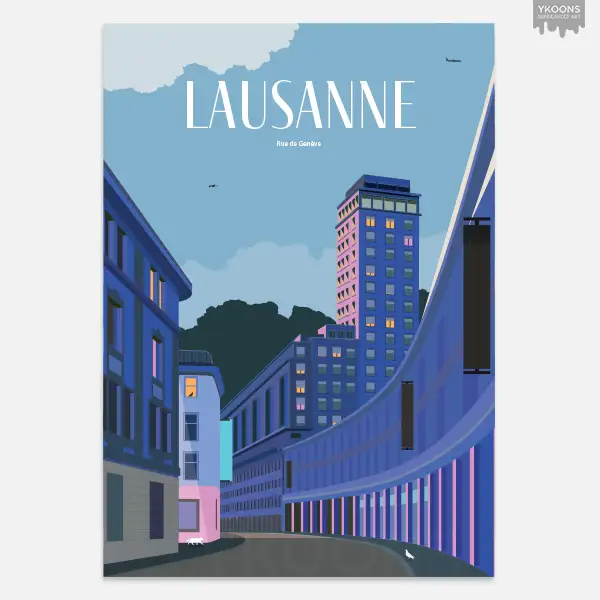 Artwork Tour Bel-Air Lausanne