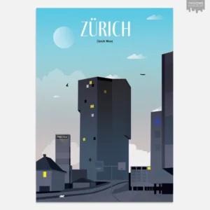 The Prime Tower by Night