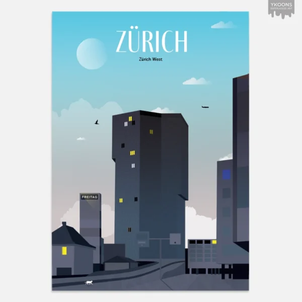 The Prime Tower by Night